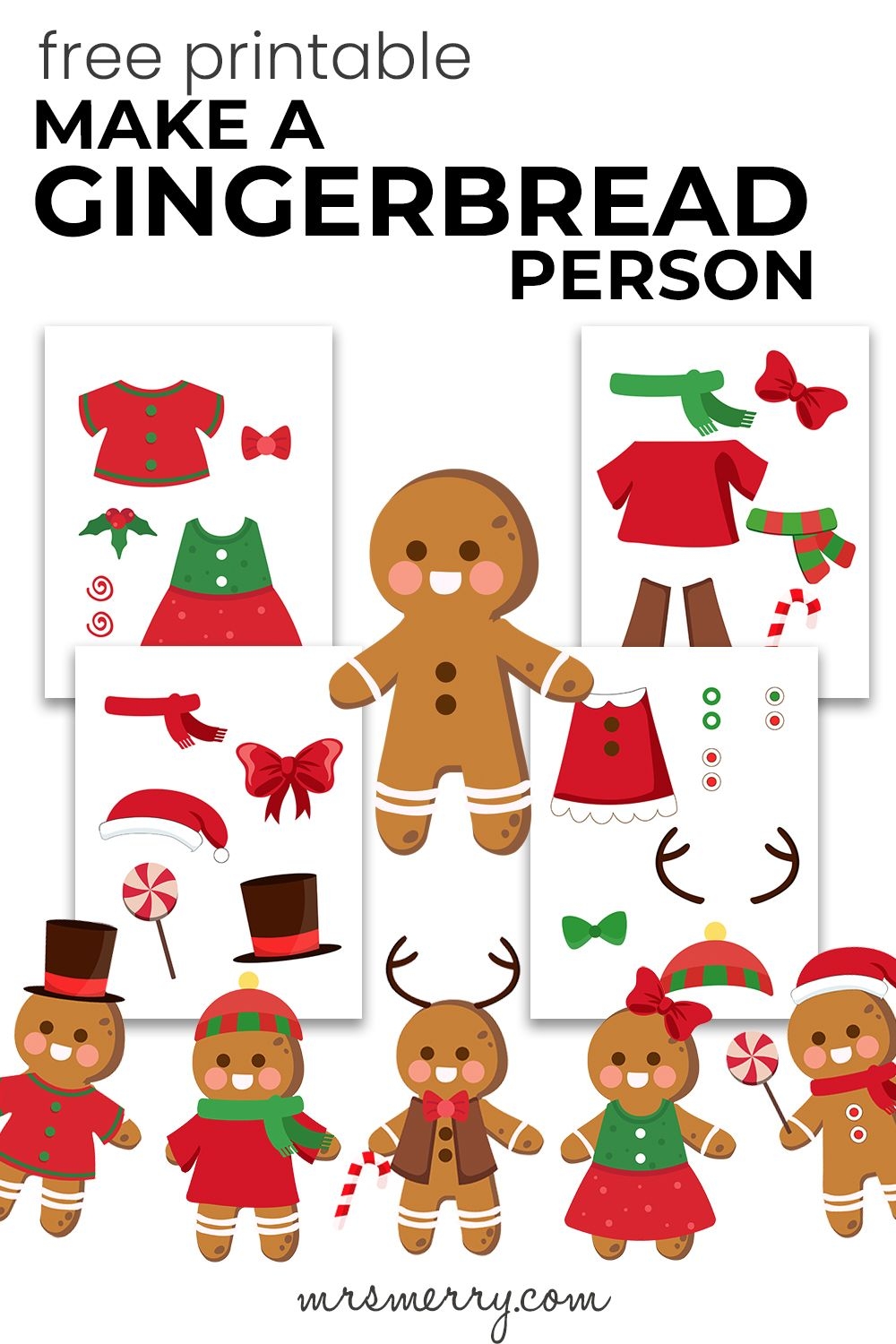 free printable gingerbread man games