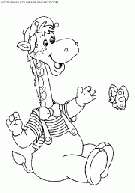 printable coloring pictures of giraffes