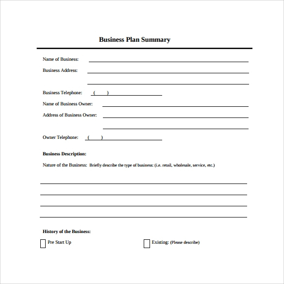 google doc business plan template