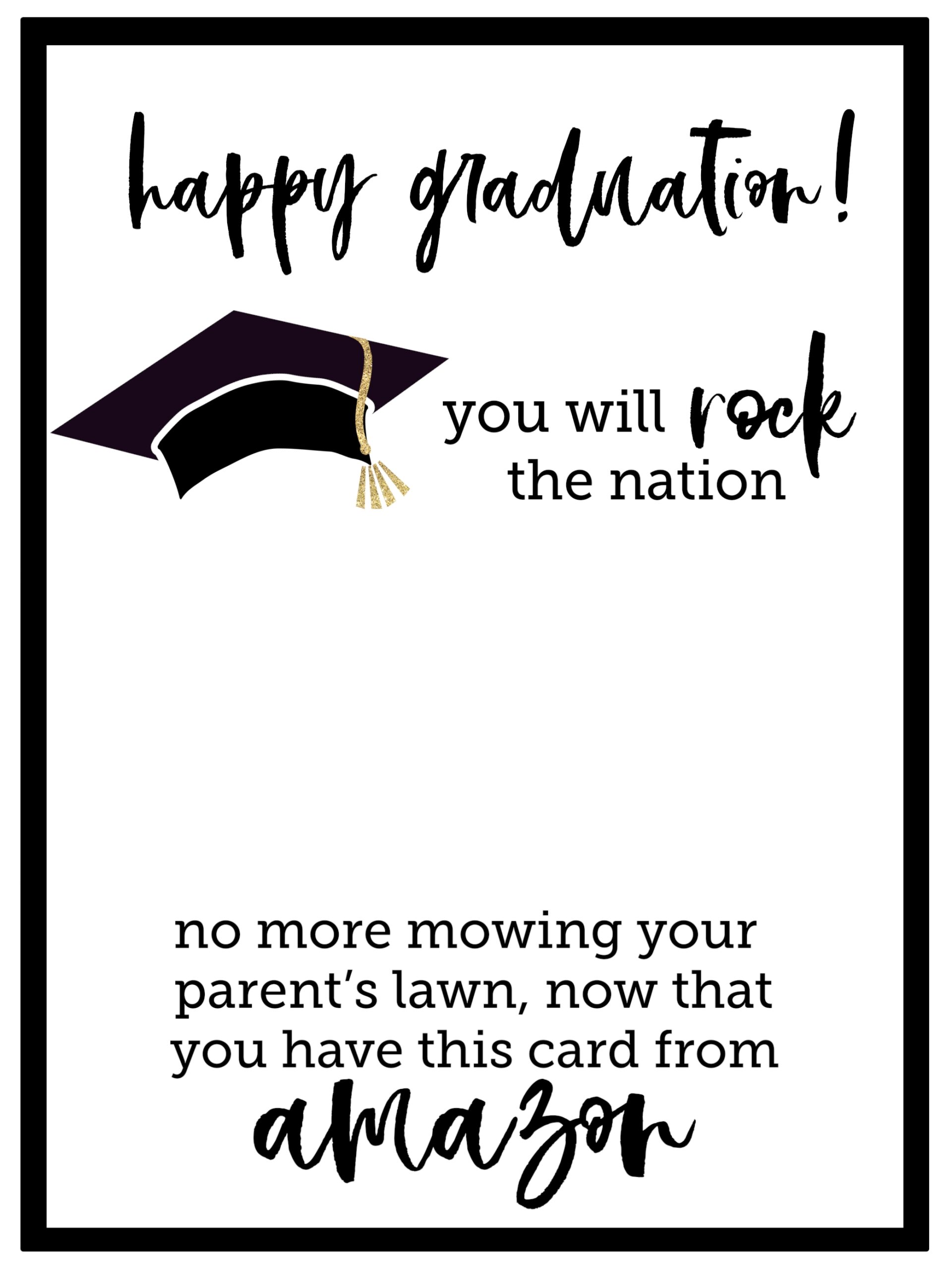 Graduation Card Template Free Printable Printable Templates