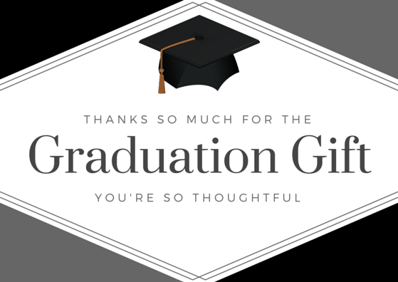 free printable graduation thank you card template