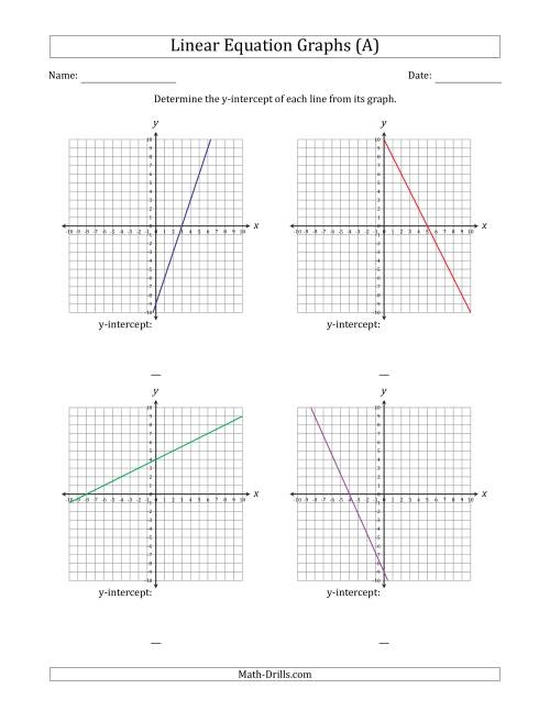 Graph Linear Equations Worksheet Pdf Bittorrentsys