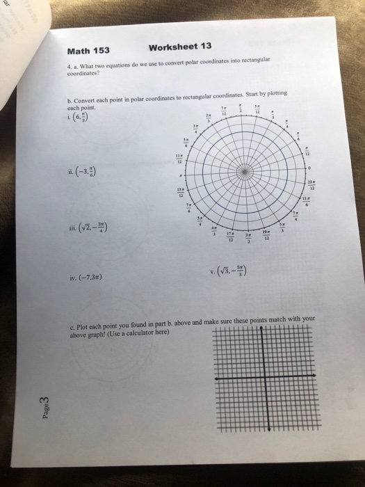 Graphing Polar Equations Worksheet Answers Tessshebaylo
