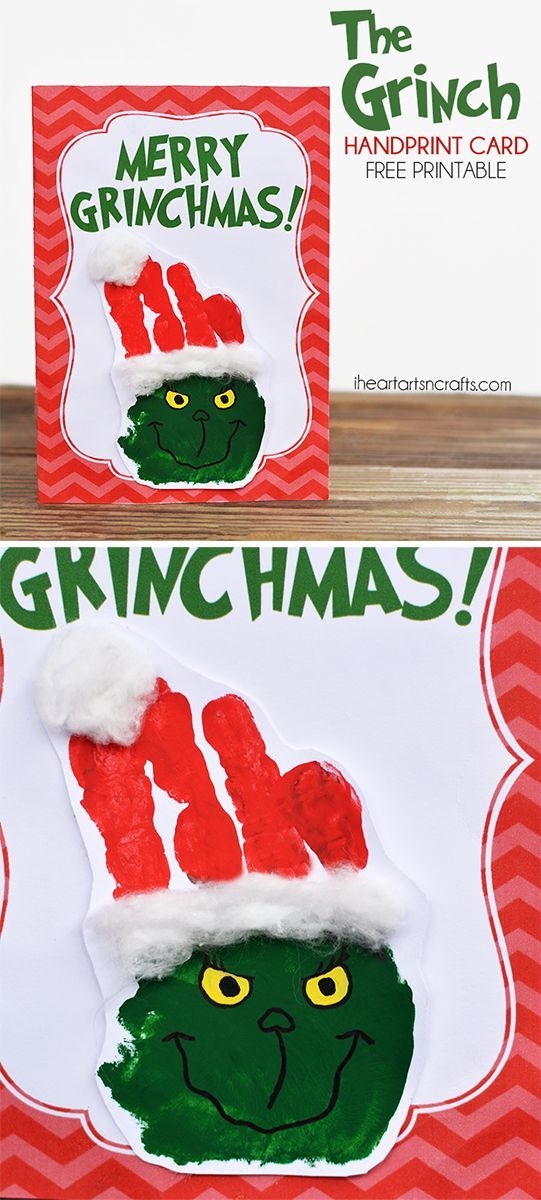 free printable grinch craft template