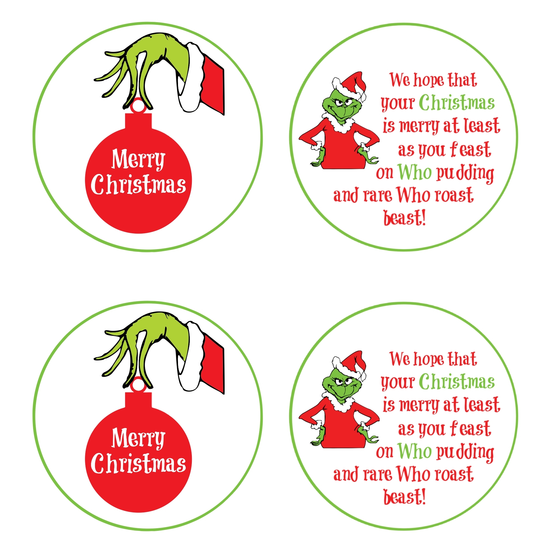 grinch pictures printable