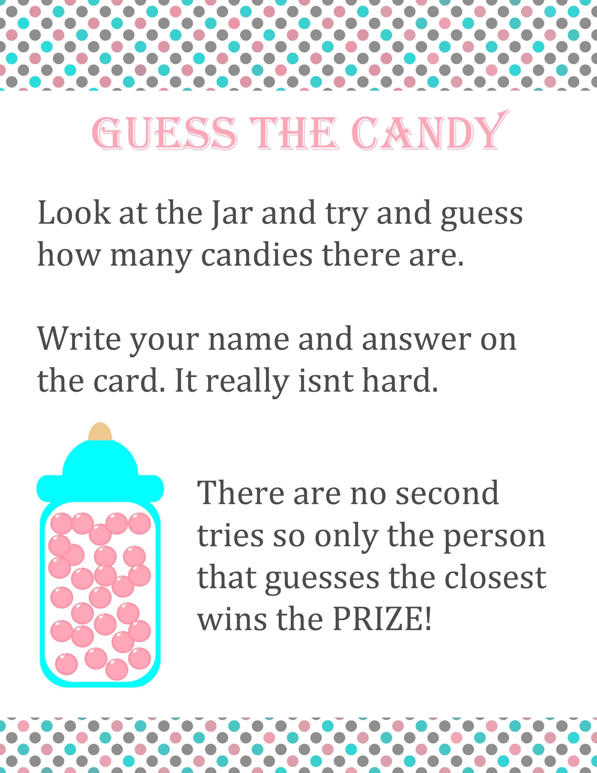 Guess How Many In The Jar