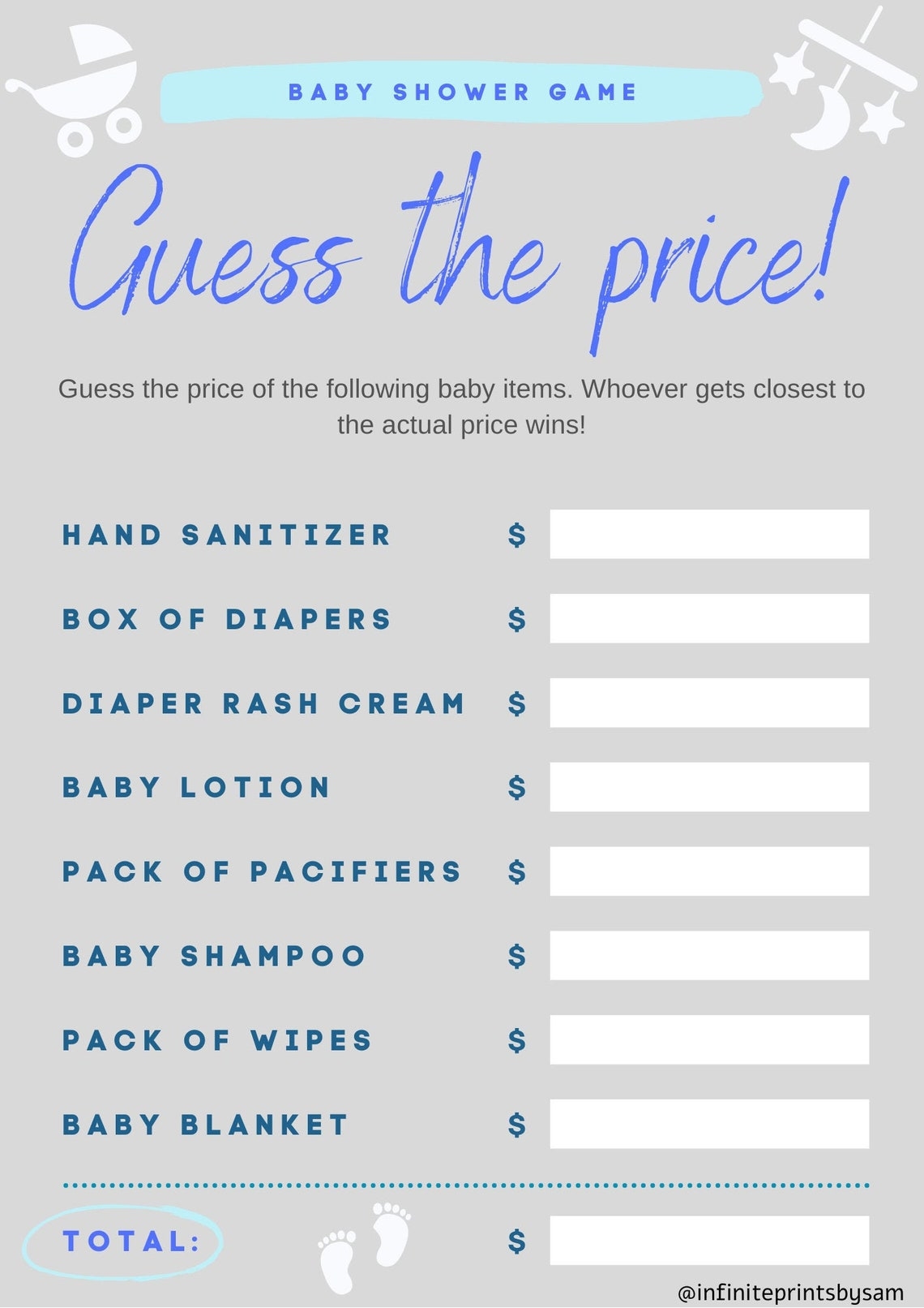 Guess The Price Baby Shower Game Baby Shower Game Pri Vrogue co