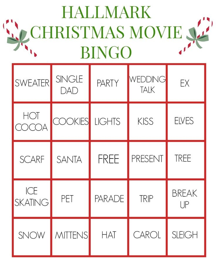 free printable hallmark drinking game