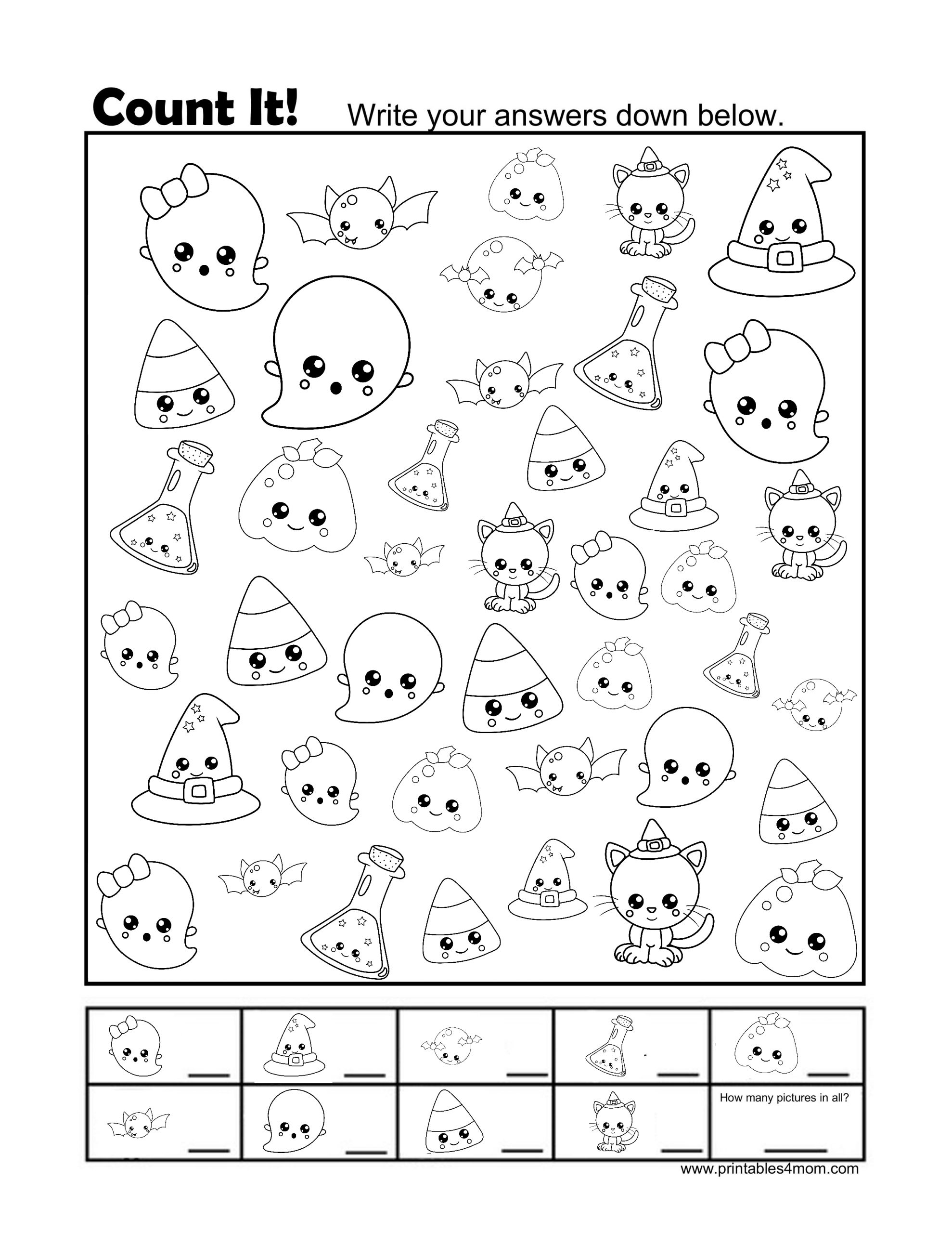 fun halloween printable activities