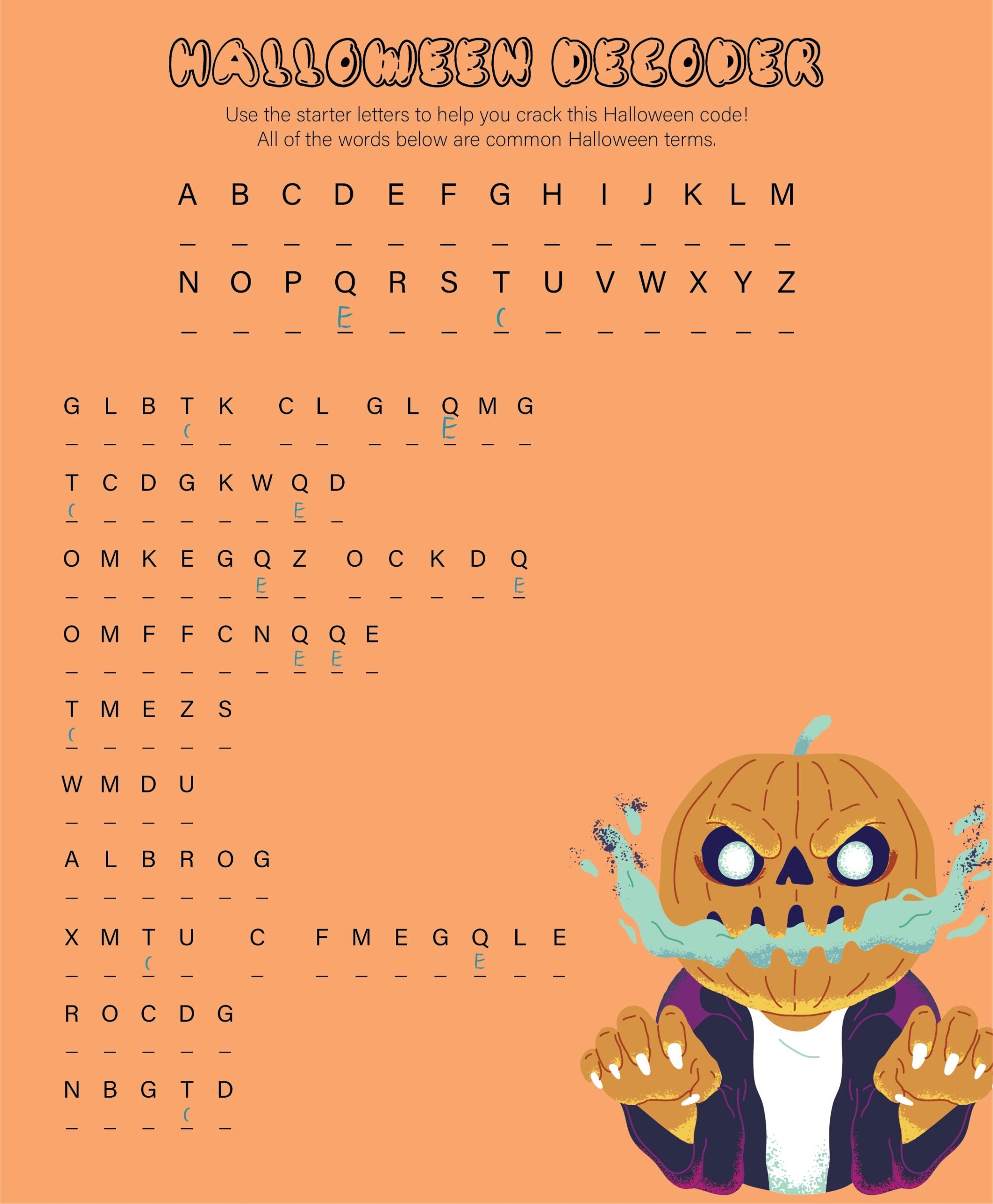 printable halloween activity sheets