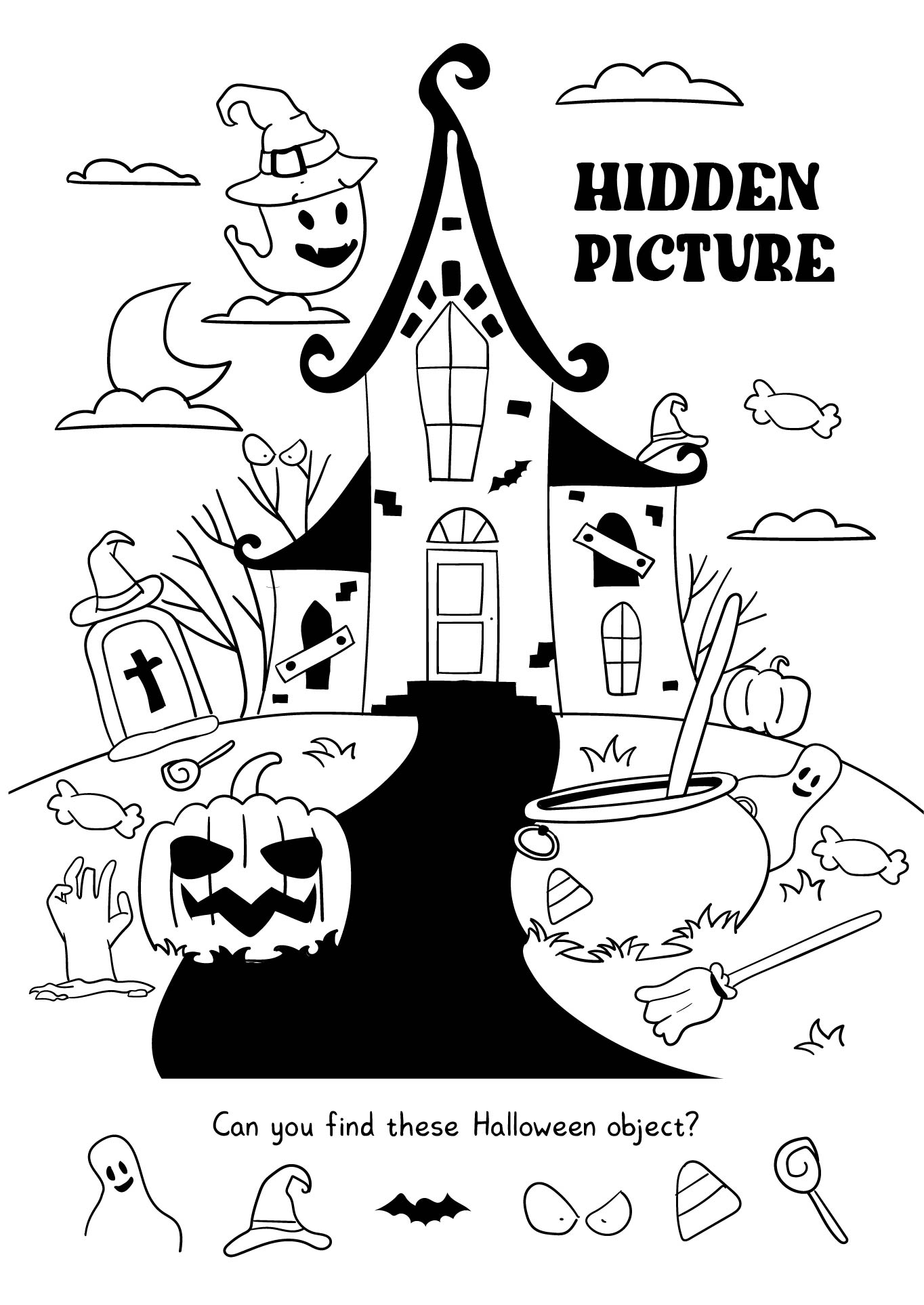 free printable halloween hidden object games