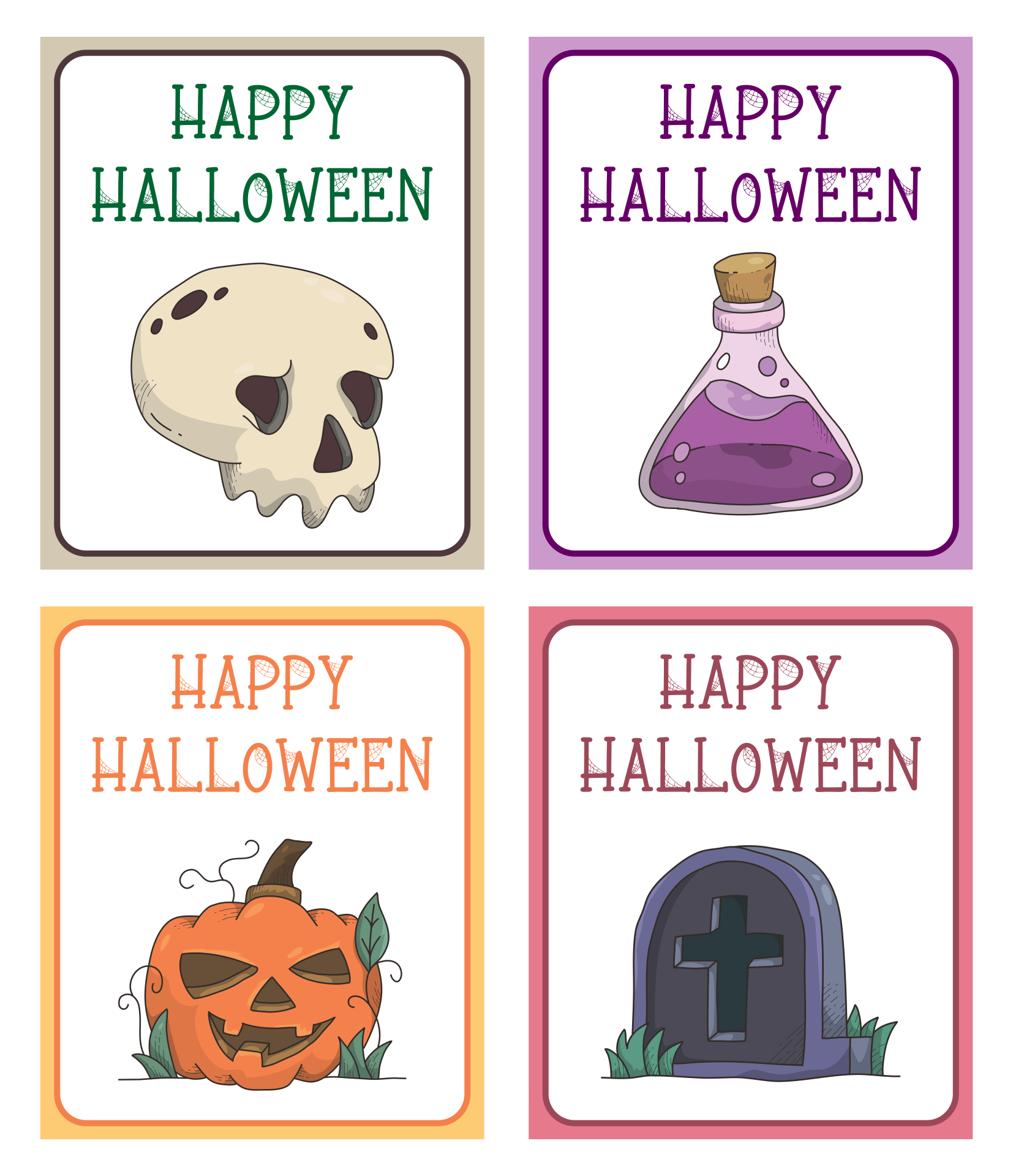 Halloween Printable Cards