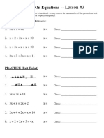 hands on equations worksheets