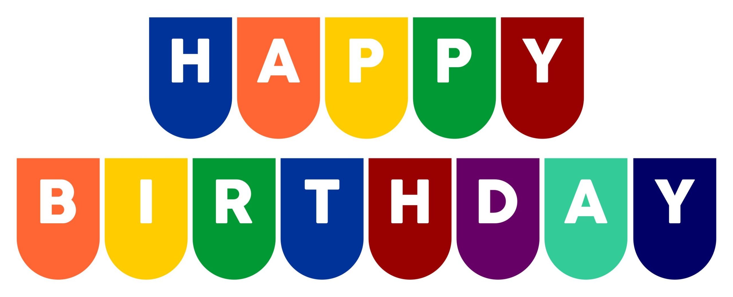 Happy Birthday Banner Printable Free