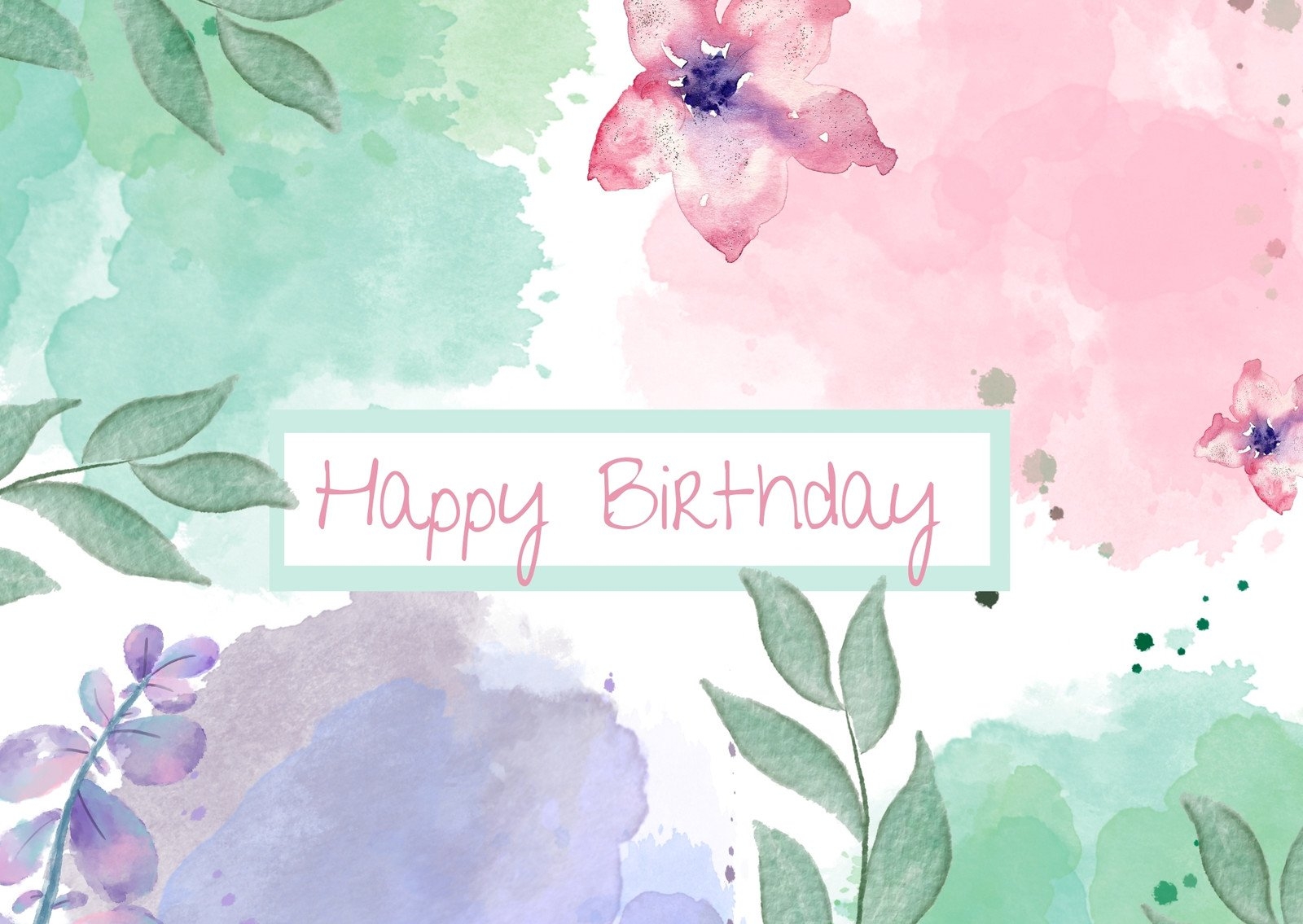 Happy Birthday Card Printable Vrogue co