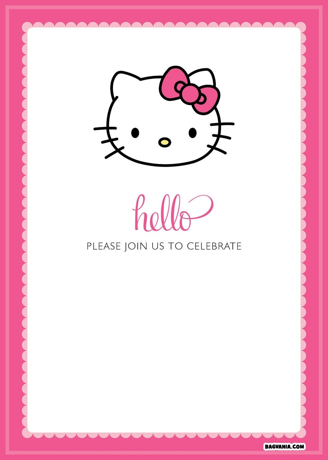 Hello Kitty Food Labels Free Pdf Download Birthday Party Kids 