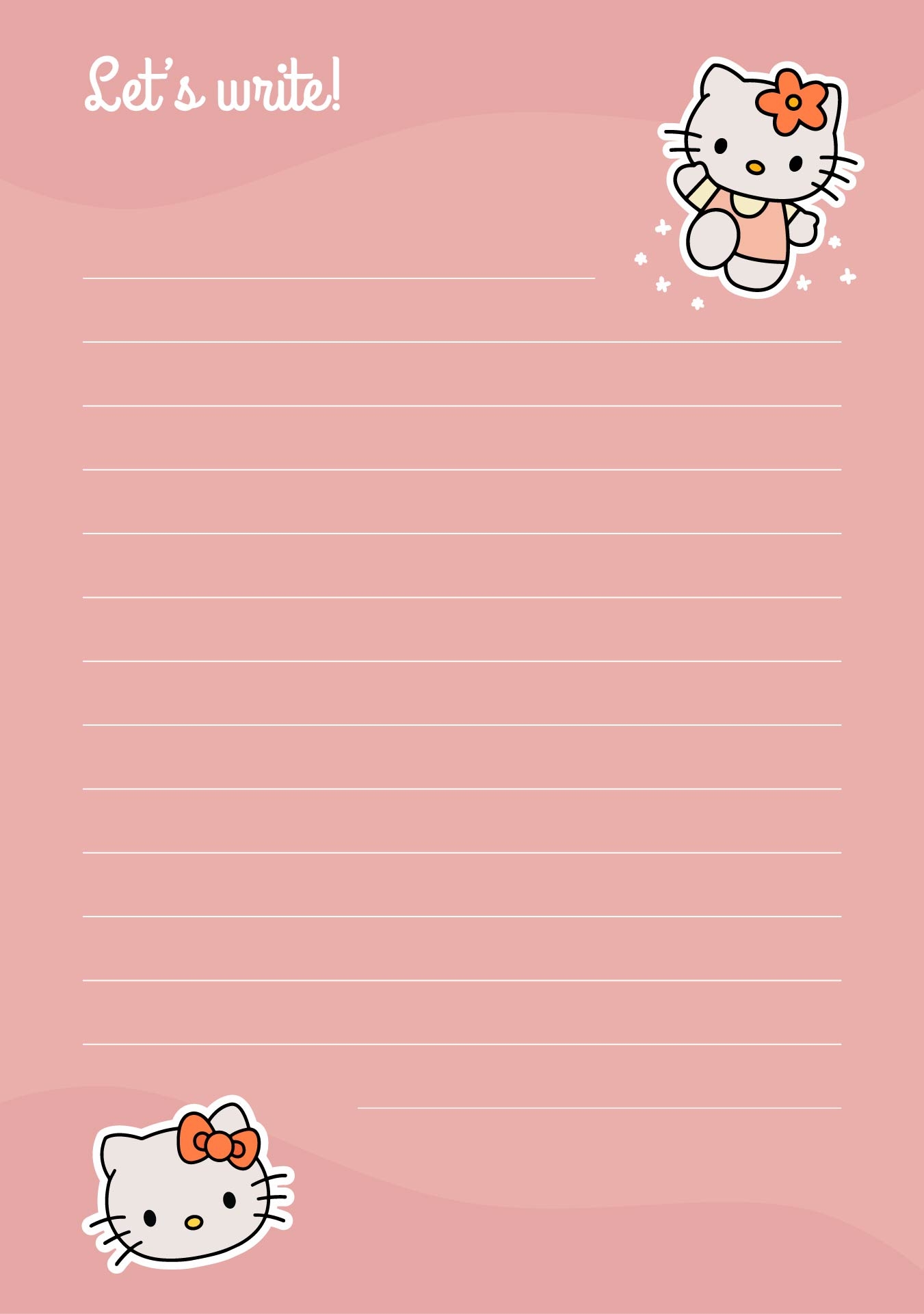 printable hello kitty pictures