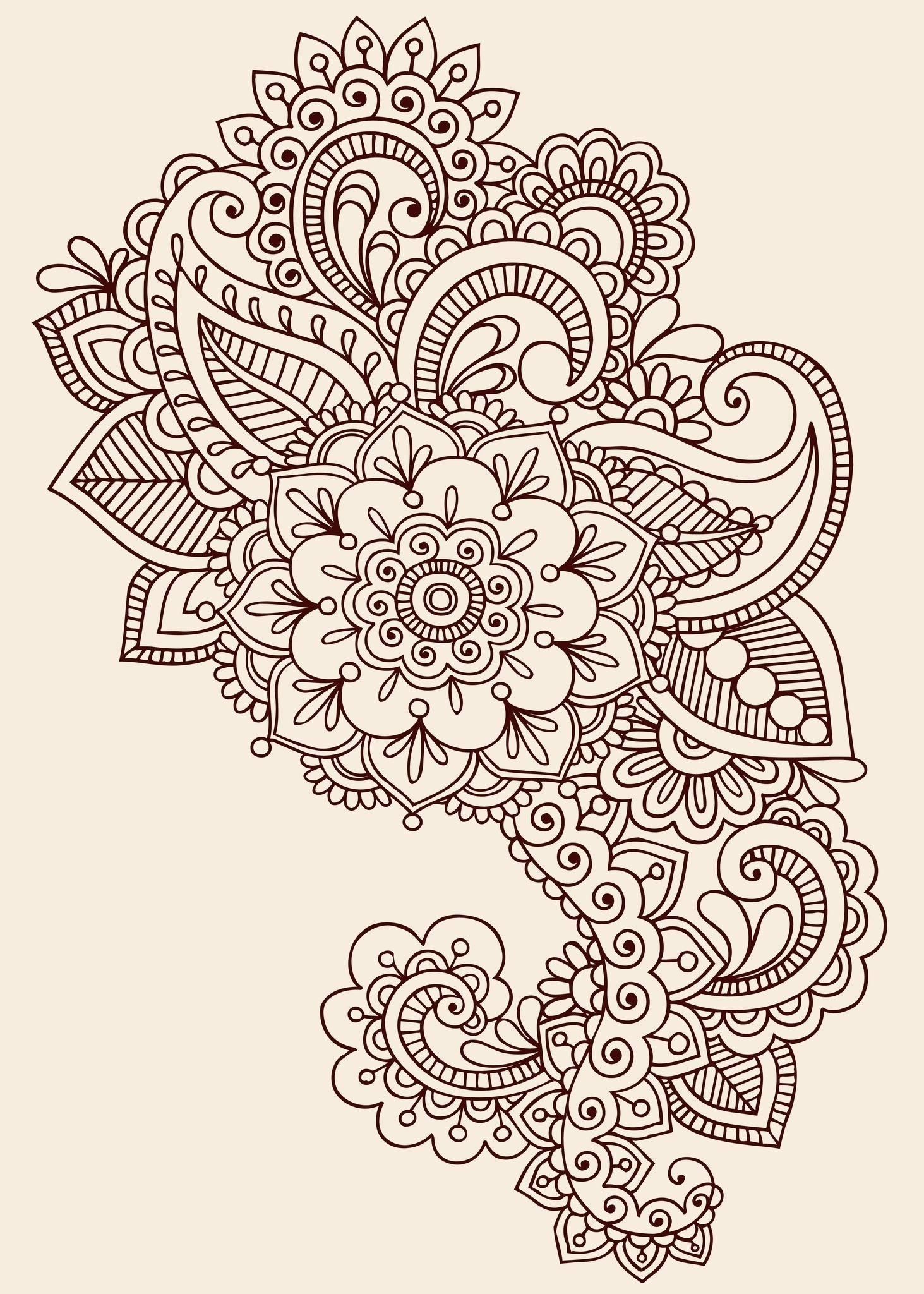 Henna Designs Printable