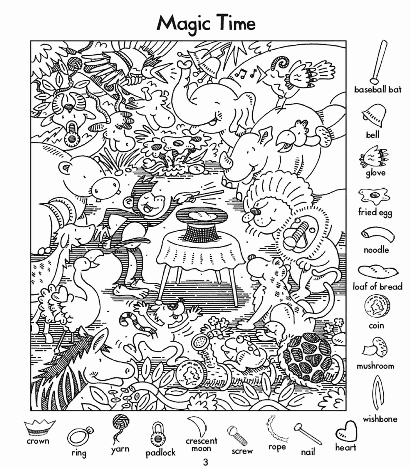 free printable hidden pictures highlights