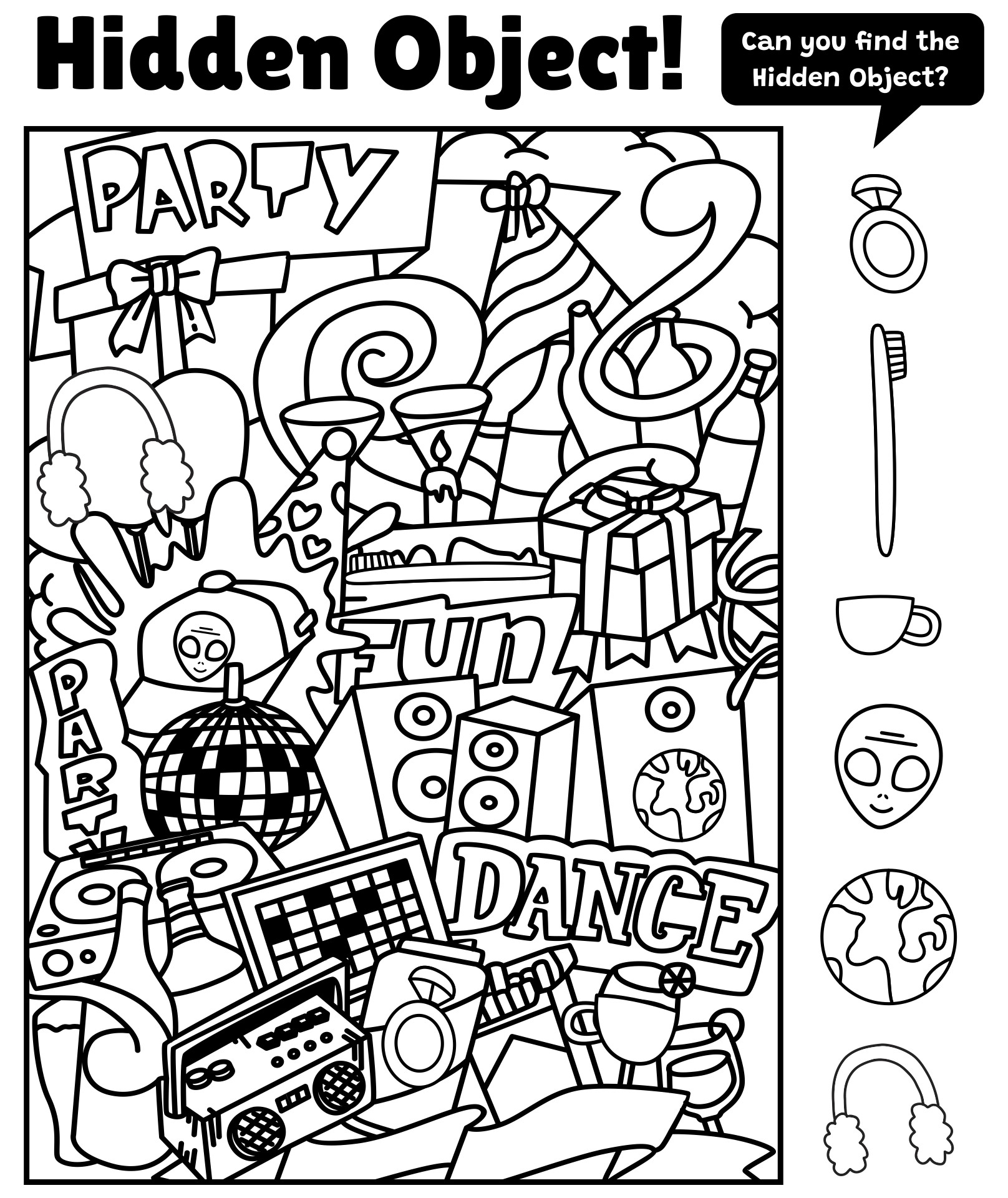 Hidden Pictures For Adults 10 Free PDF Printables Printablee