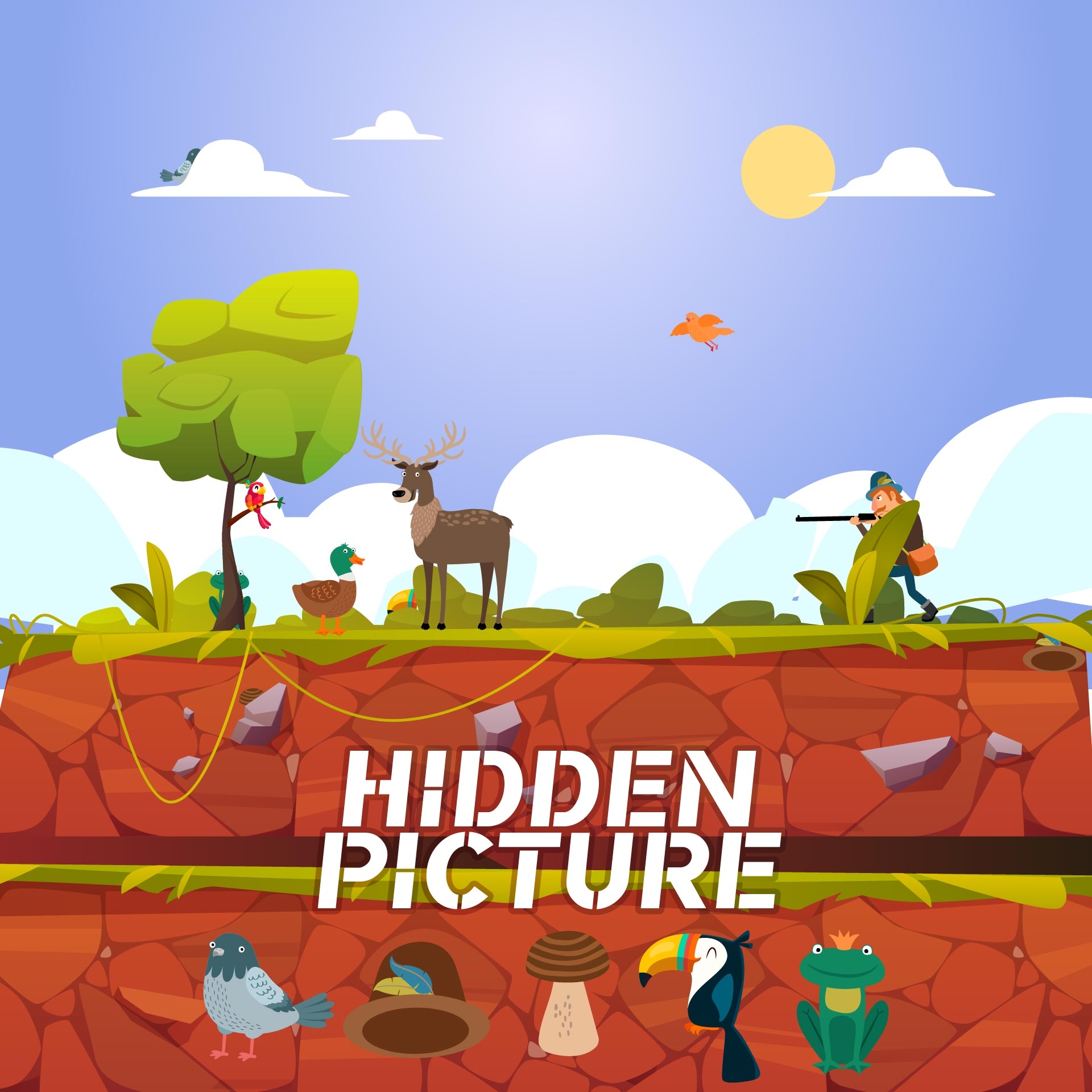 Highlight Picture Hidden Objects 10 Free PDF Printables Printablee