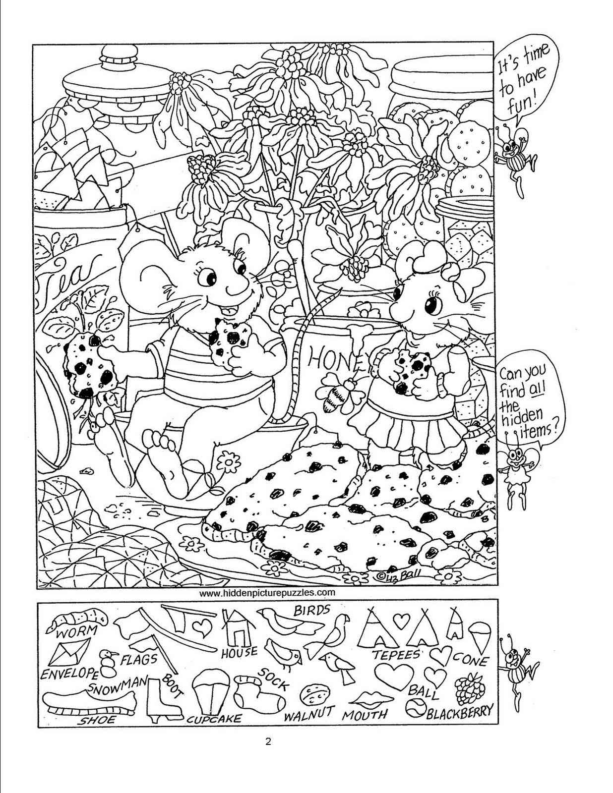 highlights hidden pictures free printables
