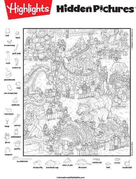 printable highlights hidden pictures