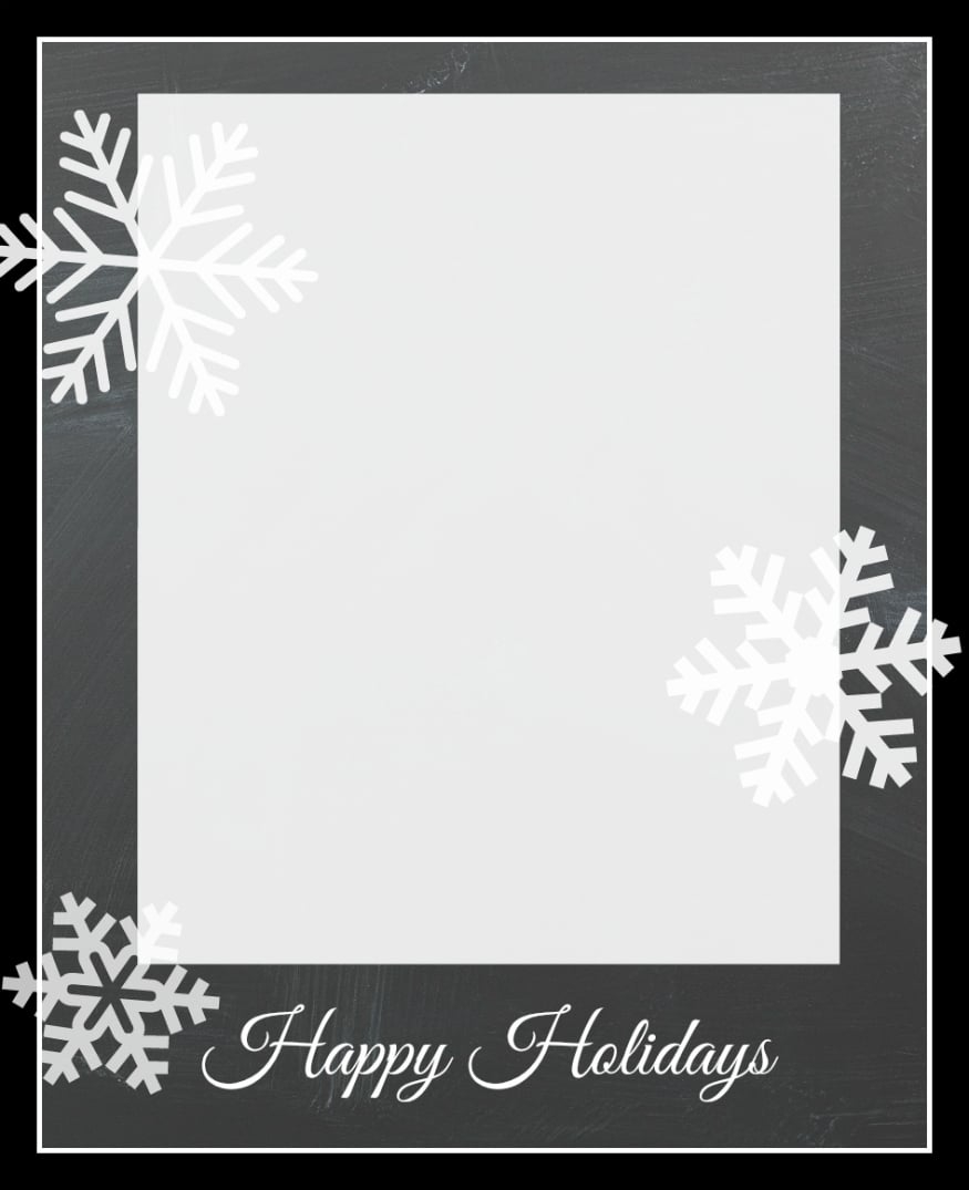 Holiday Card Printable Templates