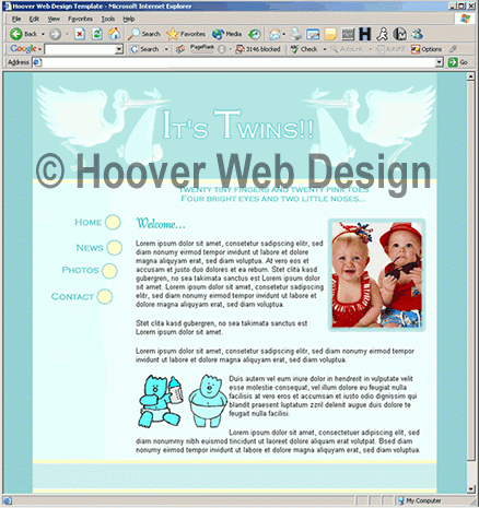 Hoover Web Templates Preview home1251 HTML Web Site Design Templates