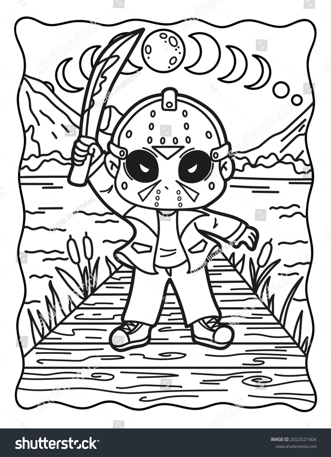 Horror Movie Coloring Pages Free Printable Free Printable Templates