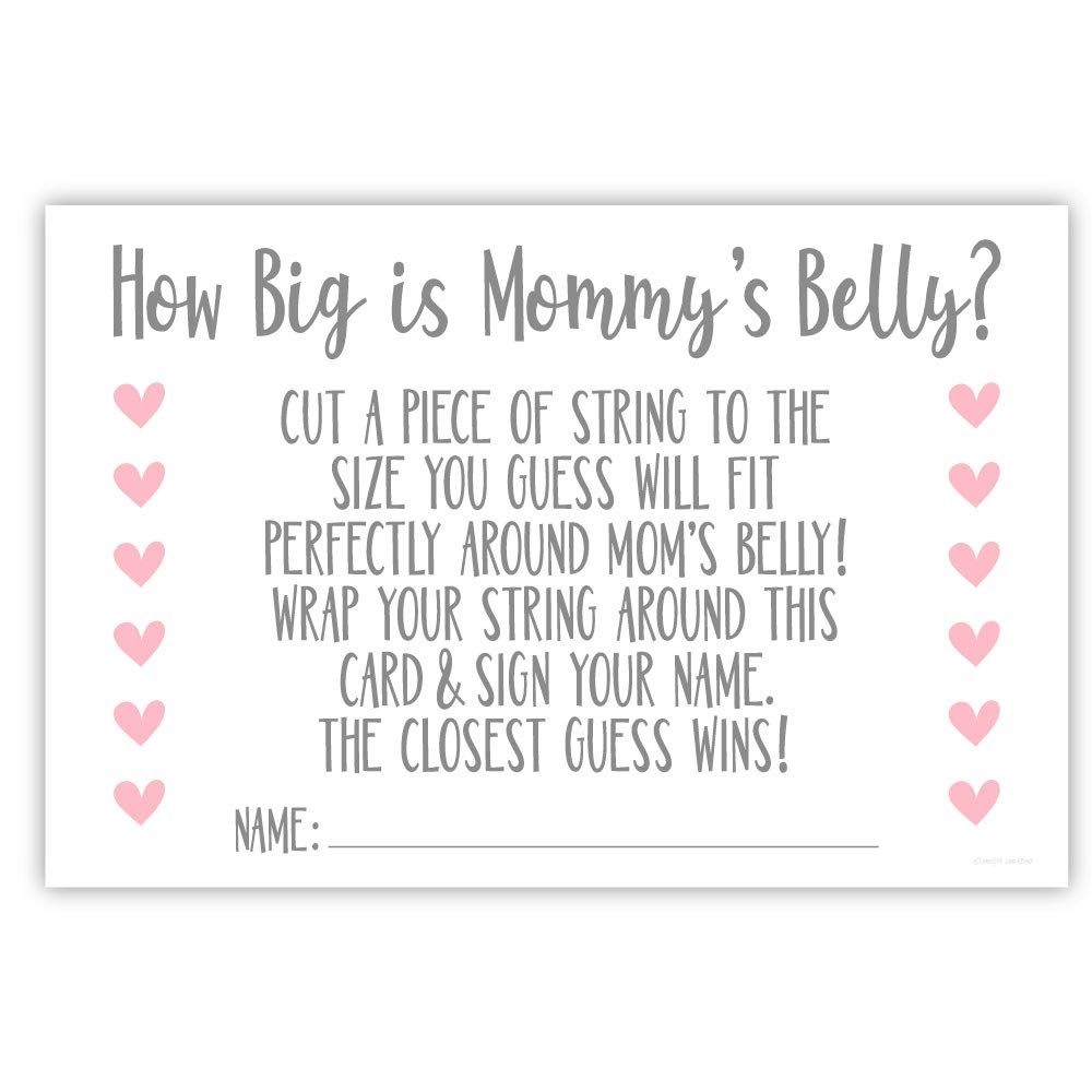 How Big Is Mommy S Belly Game Free Printable Printabl Vrogue co
