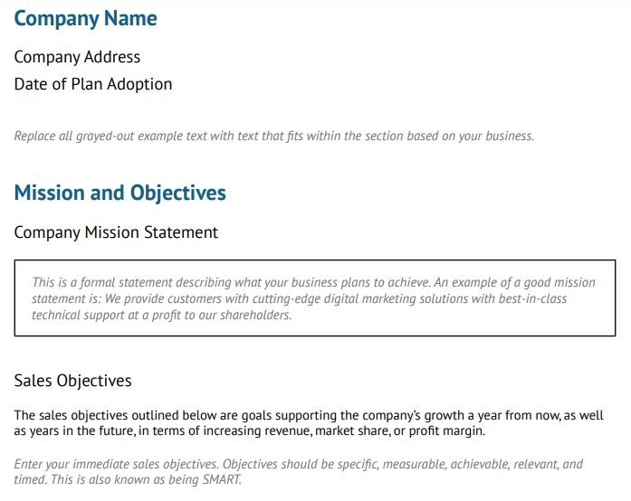 How To Create A Sales Plan In 10 Steps Free Template 