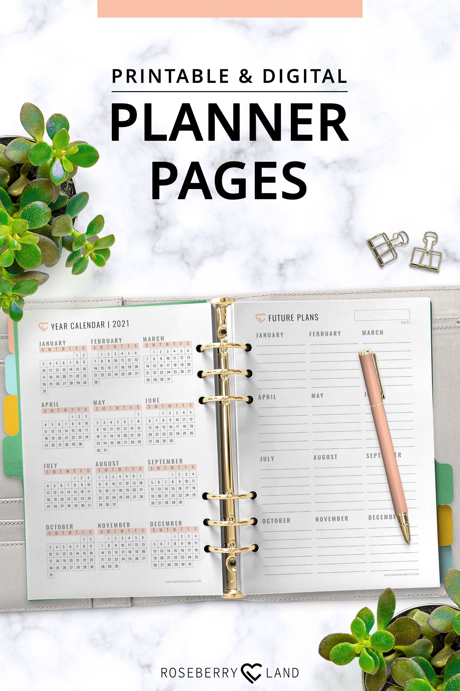 How To Design Printable Planner Pages