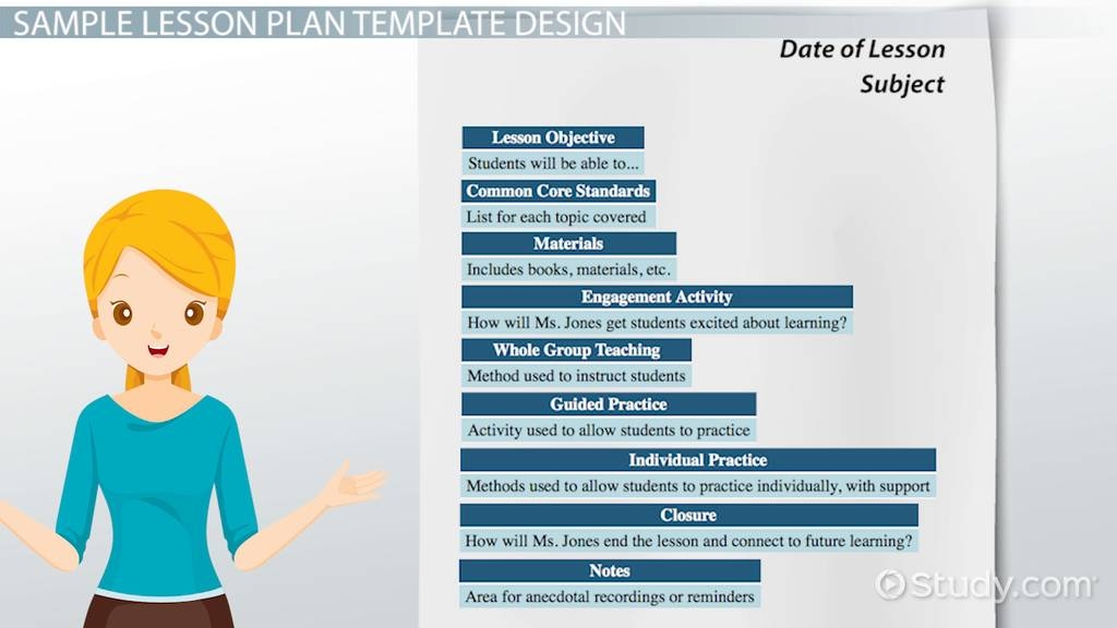 How To Make A Lesson Plan Template Infoupdate