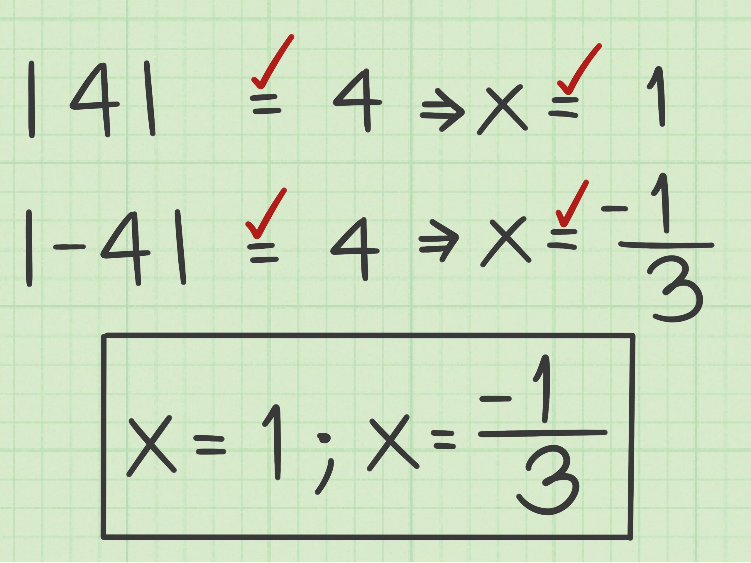 solve the absolute value equation worksheet