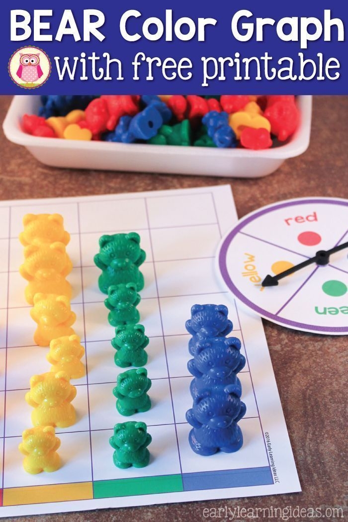 How To Use This Free Bear Color Graph Printable Artofit