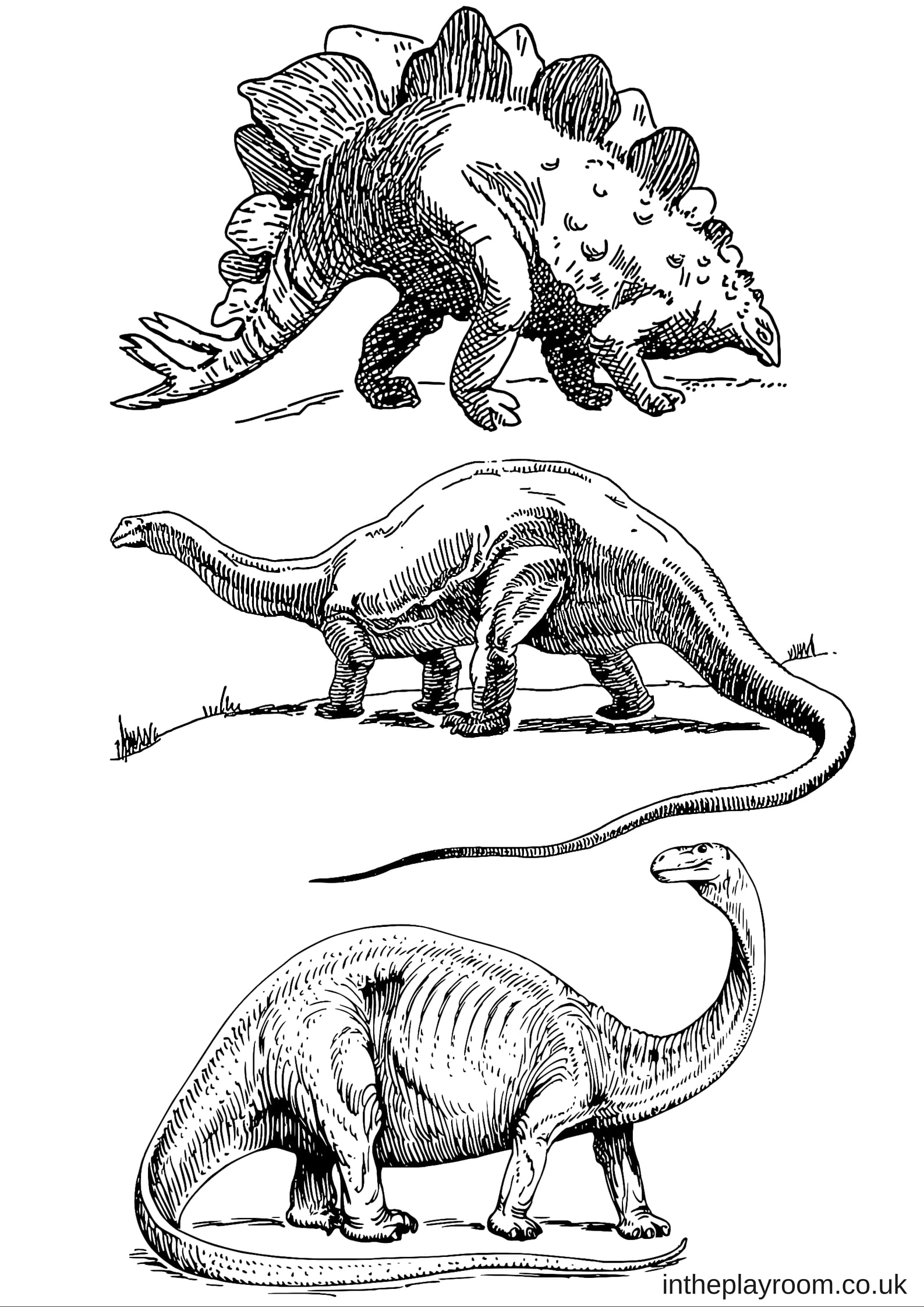 Hudyarchuleta Dinosaurs Printable Coloring Pages
