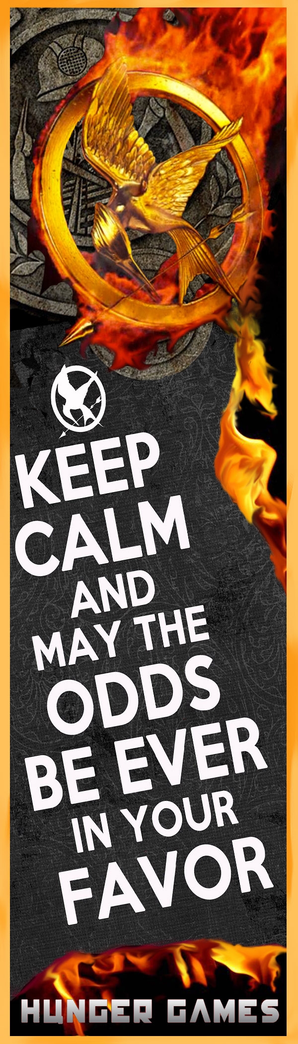Hunger Games Bookmark Hunger Games Hunger Katniss Printable Bookmarks