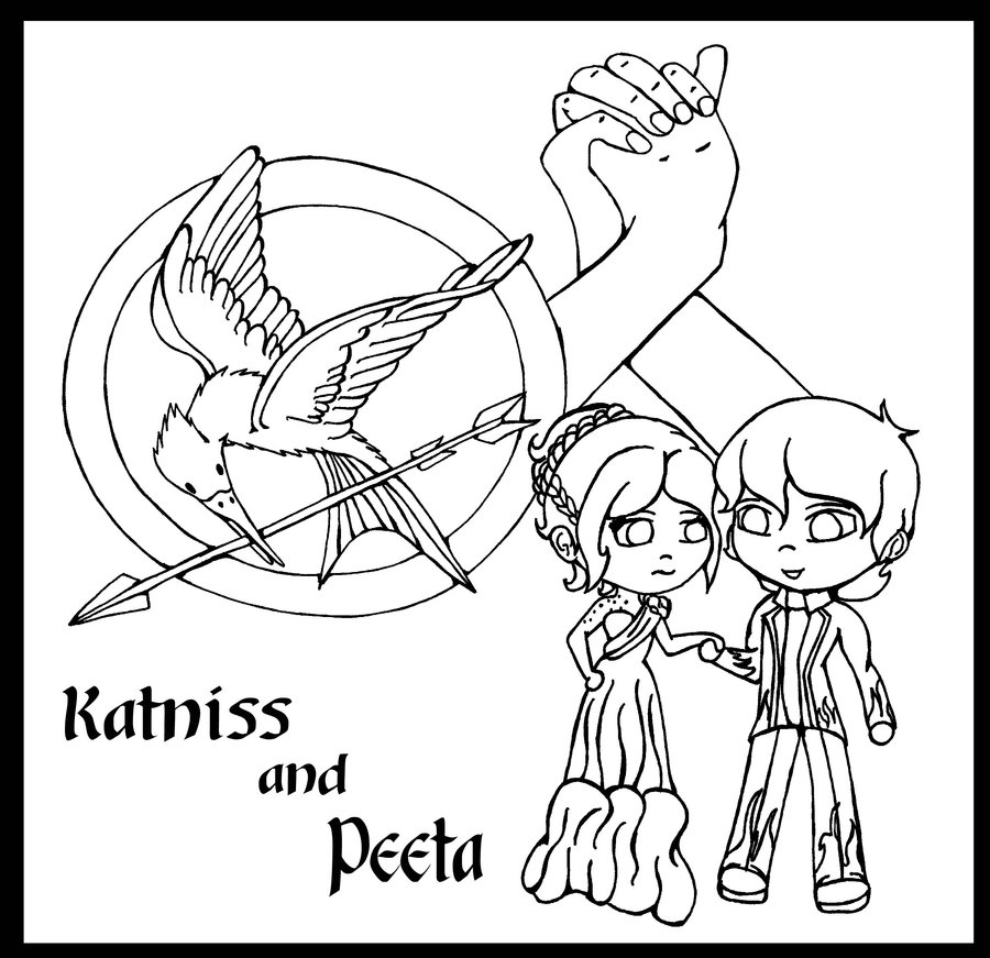 Hunger Games Coloring Pages Printable Boringpop