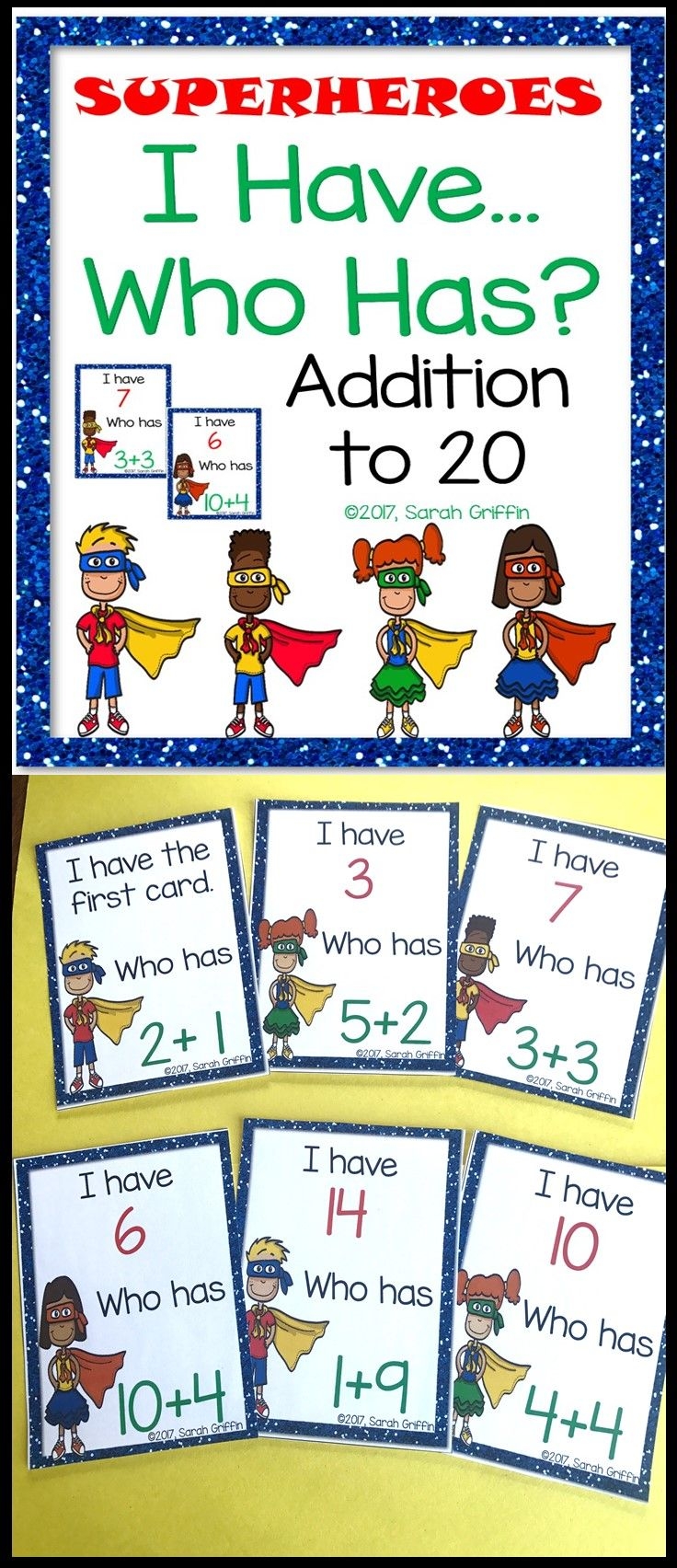 free printable i have who has addition game