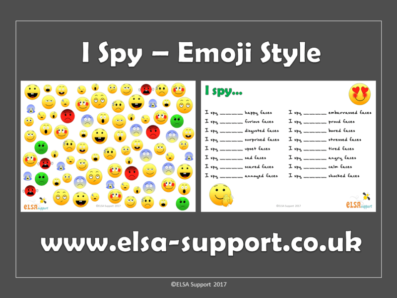 I Spy Emoji Style Elsa Support