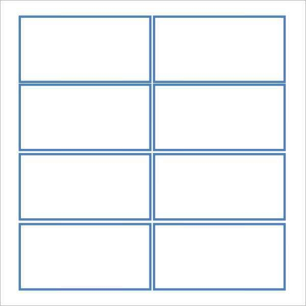printable index card template