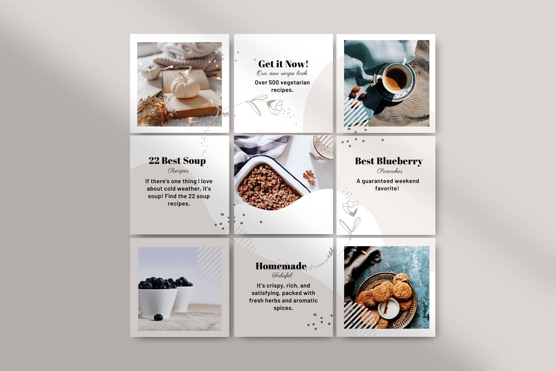 Instagram Puzzle Grid CANVA Template Behance
