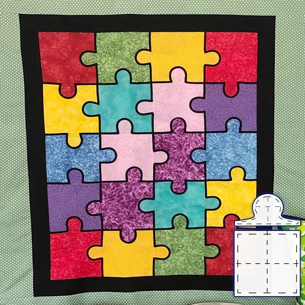 Jigsaw Puzzle Quilt Template Set