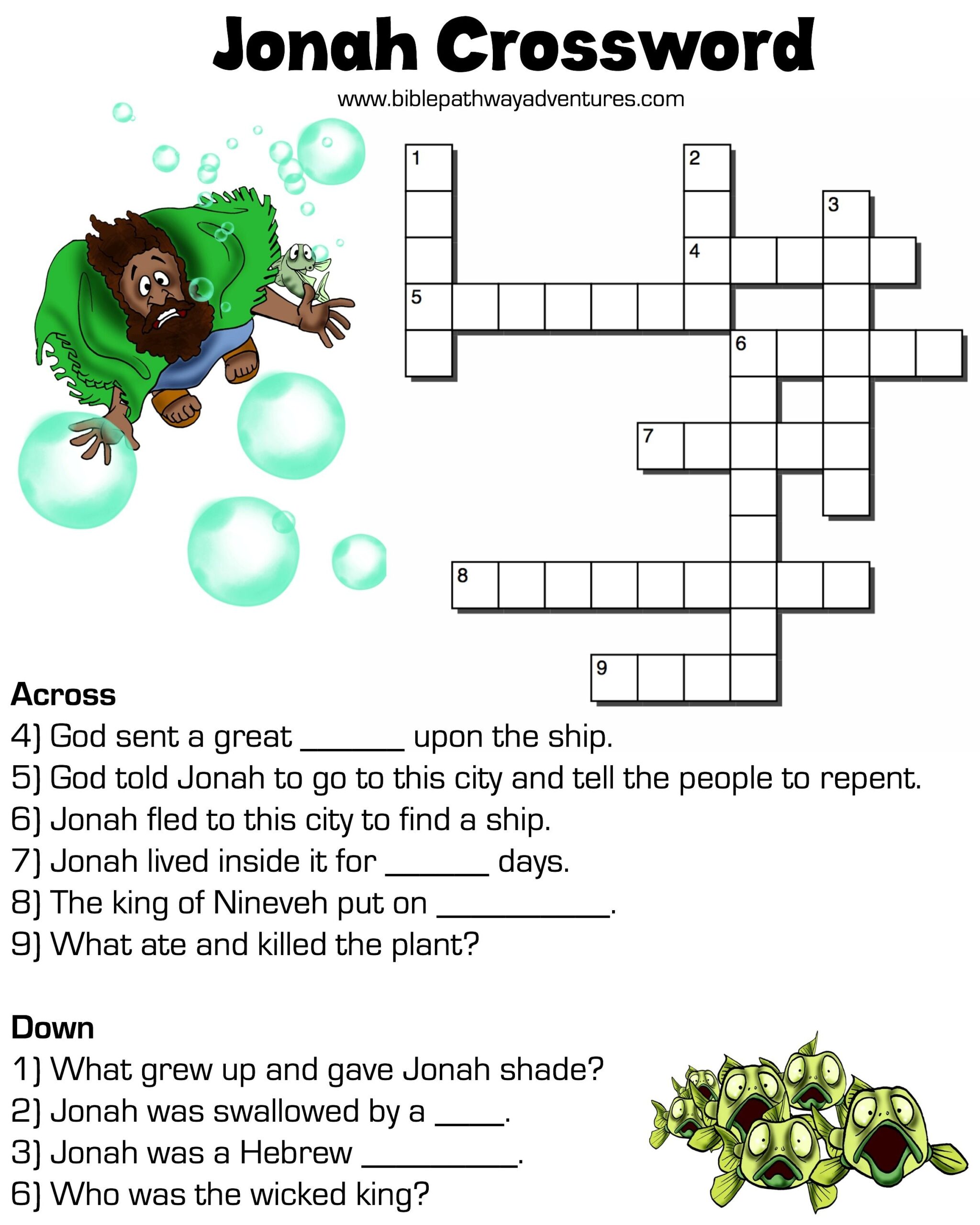 Kids Bible Activity Pages Printable Free