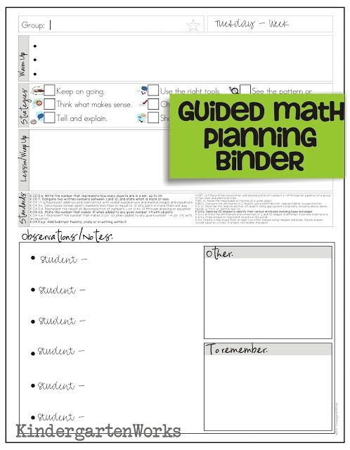Kindergarten Math Lesson Plan Template How To Make Teacher Planning 