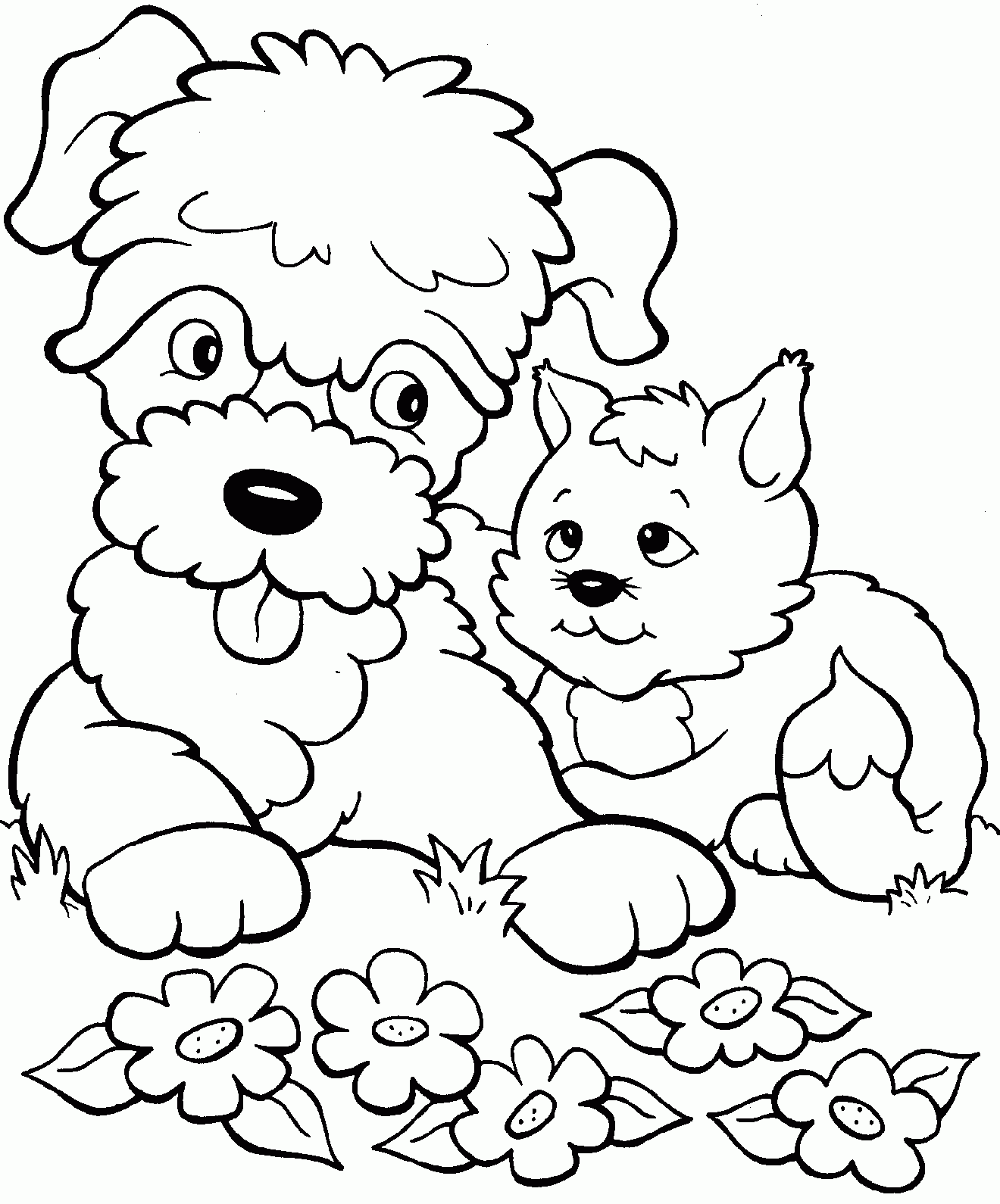 kitten coloring pictures printable