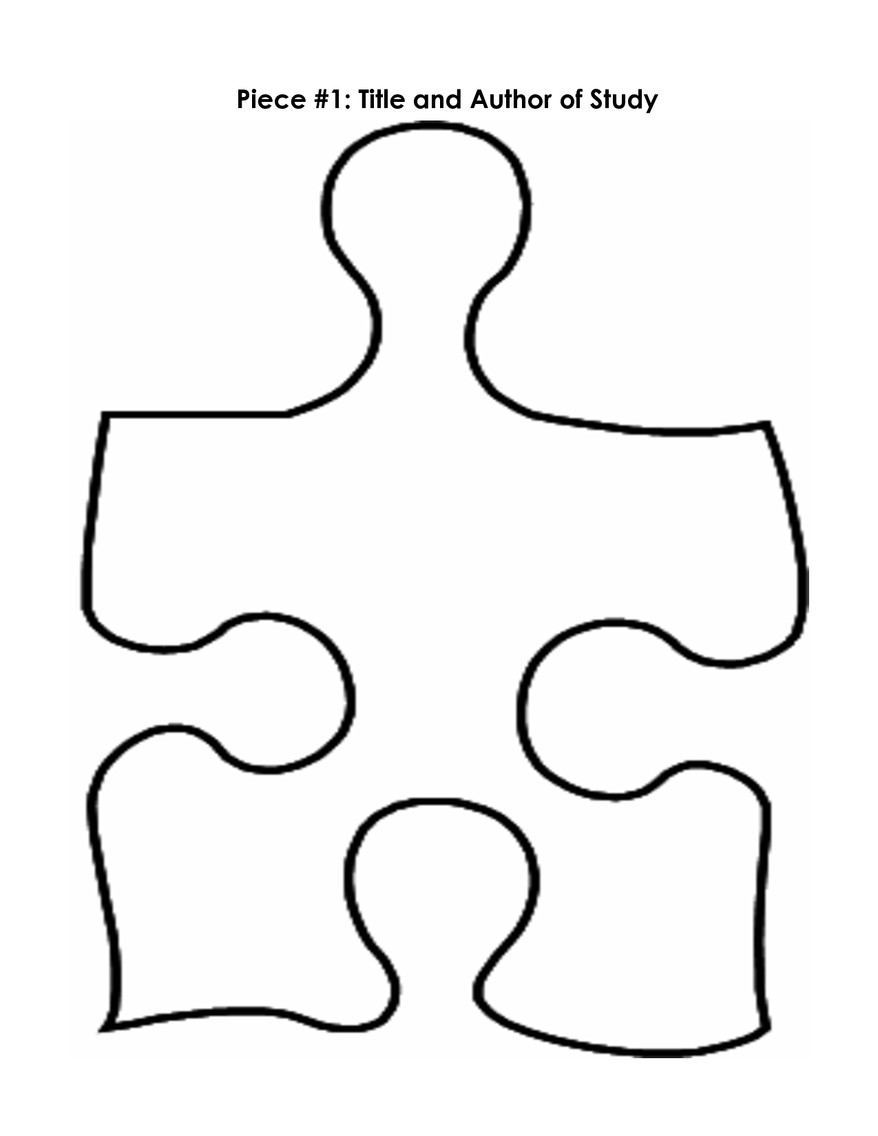 Large Puzzle Piece Template Cliparts co