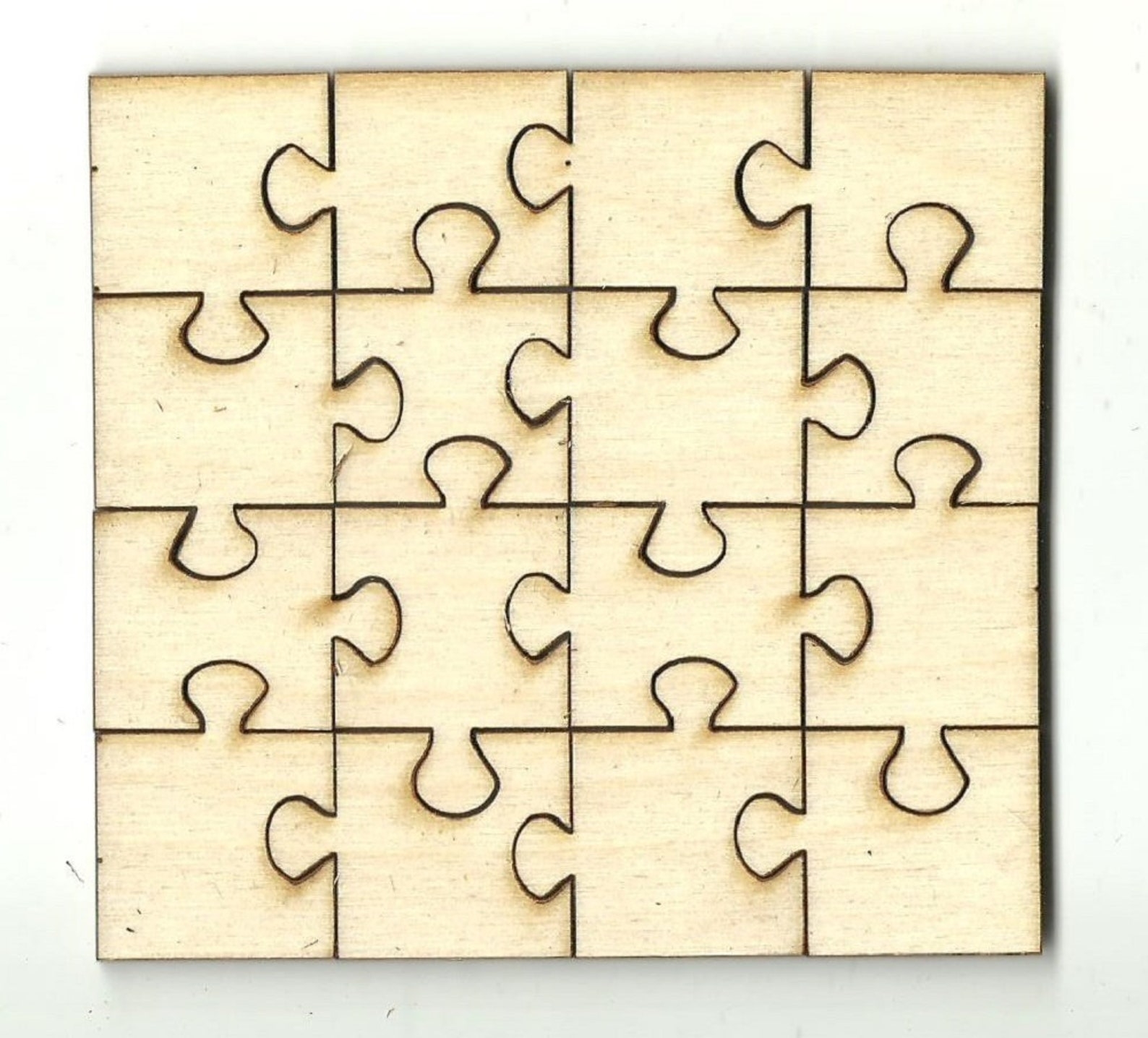 Laser Cut Puzzle Template