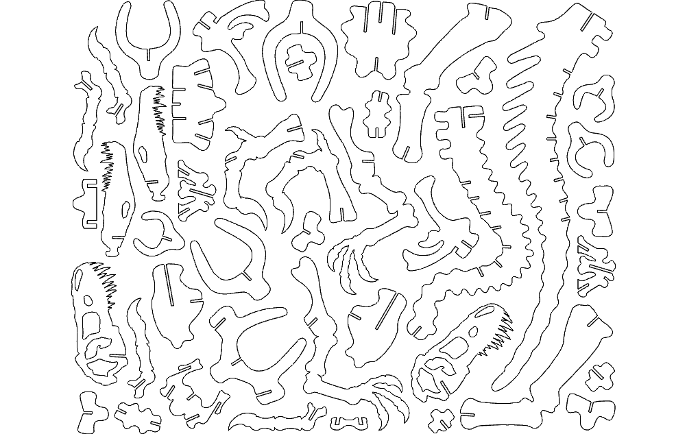 Laser Cut Puzzle Template